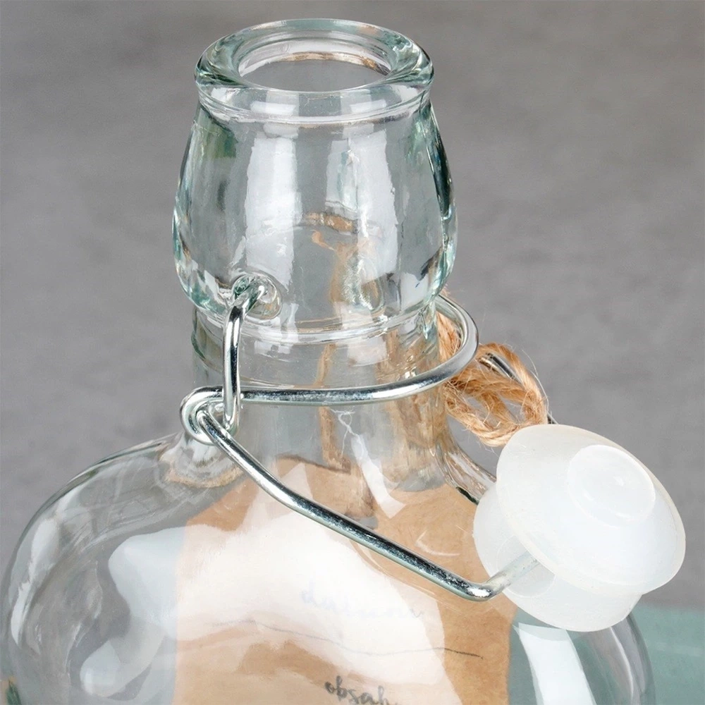 Butelka z klipsem szklana 180 ml