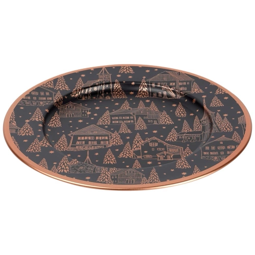 Podtalerz czarny miedziany 33 cm