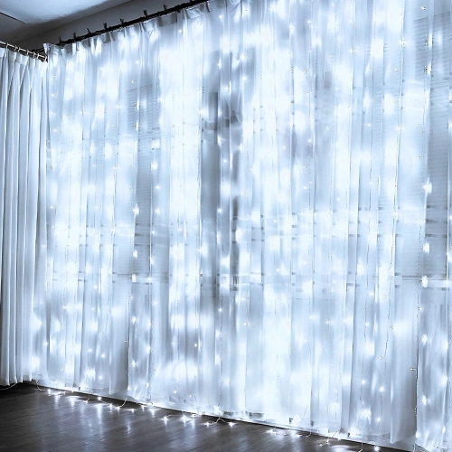 Kurtyna świetlna z pilotem 300 LED 3 m