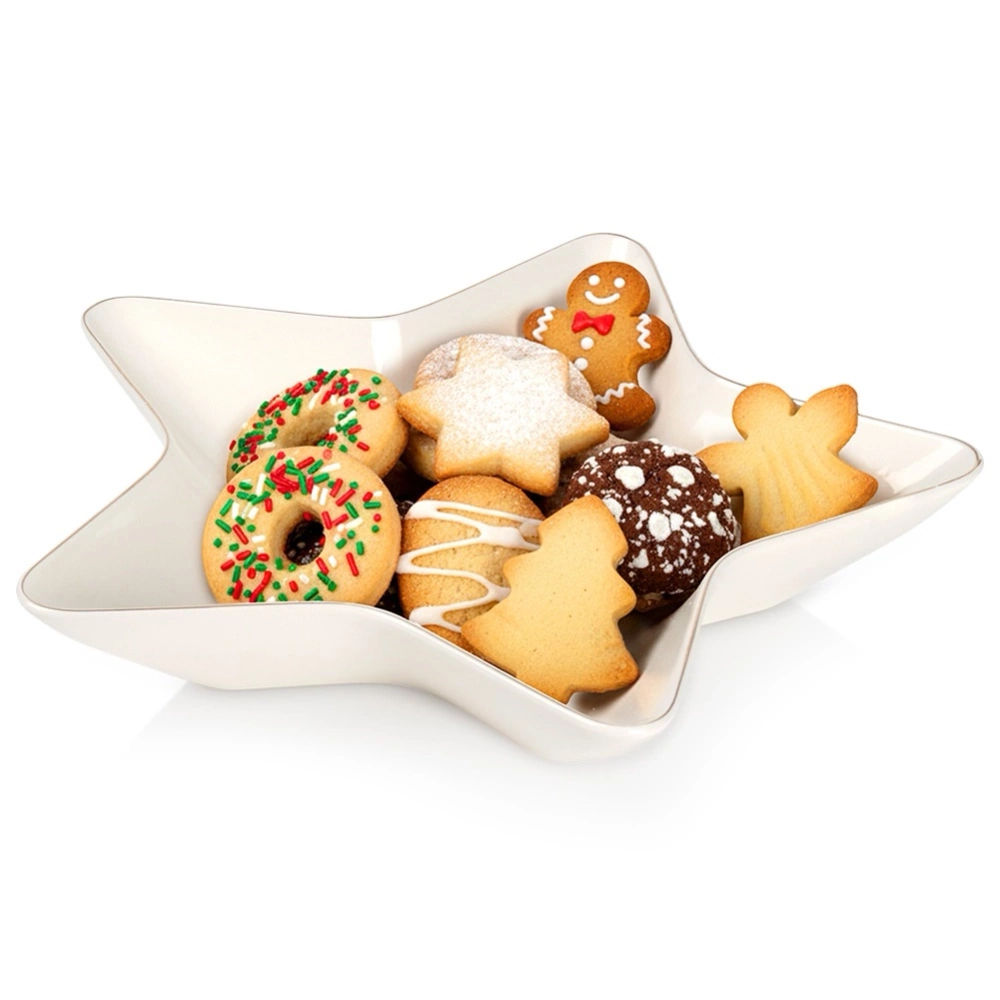 Półmisek porcelanowy gwiazda 30x30x5 cm