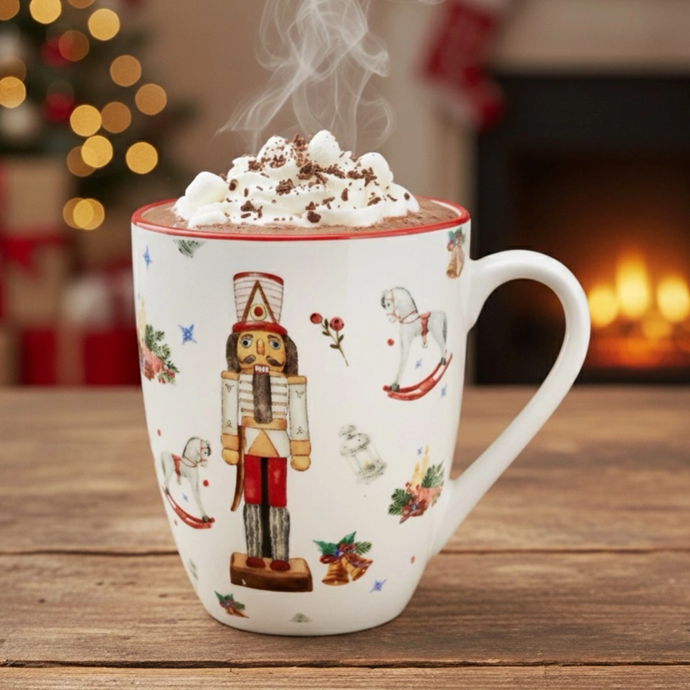 Kubek porcelanowy dziadek do orzechów 320 ml