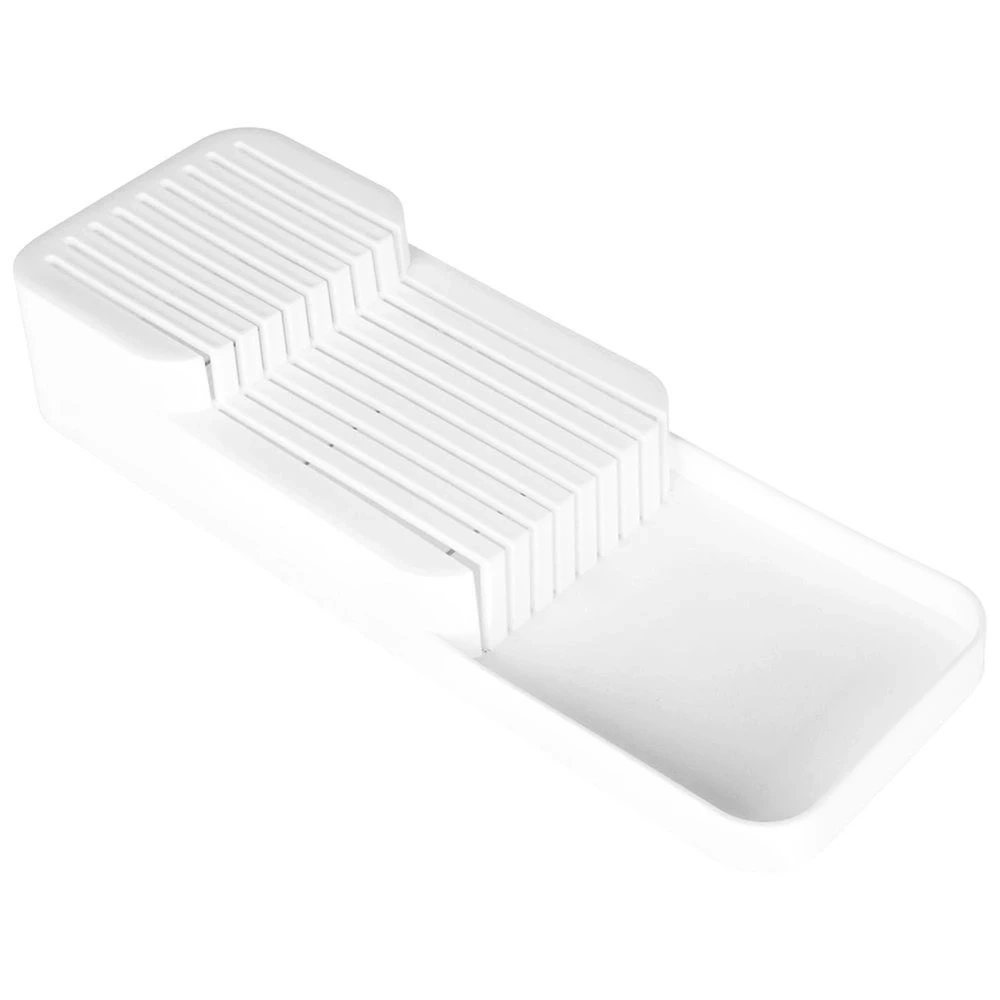 Organizer na noże do szuflady biały 39x14,5x7,5 cm