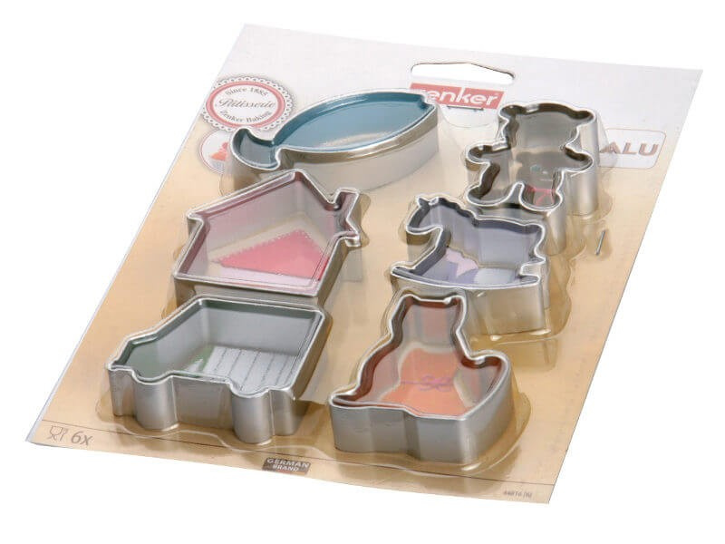 Foremki do wykrawania ciastek 6 sztuk Zenker 44816