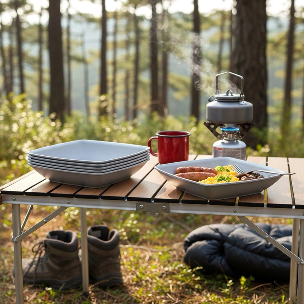 Talerze obiadowe głębokie plastikowe szare SANDY 17,5 cm, 500 ml 6 szt.