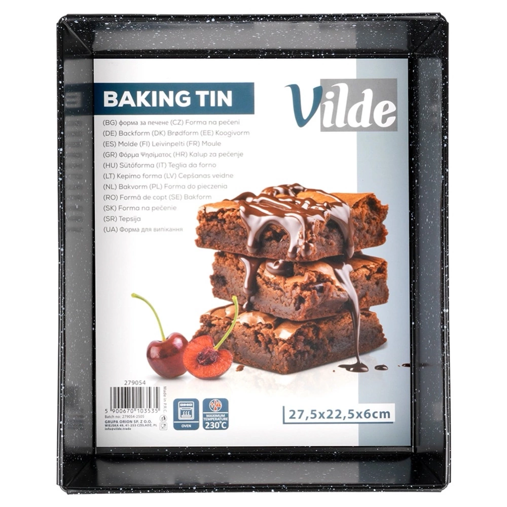 Forma do pieczenia granitowa 27,5x22,5x6 cm