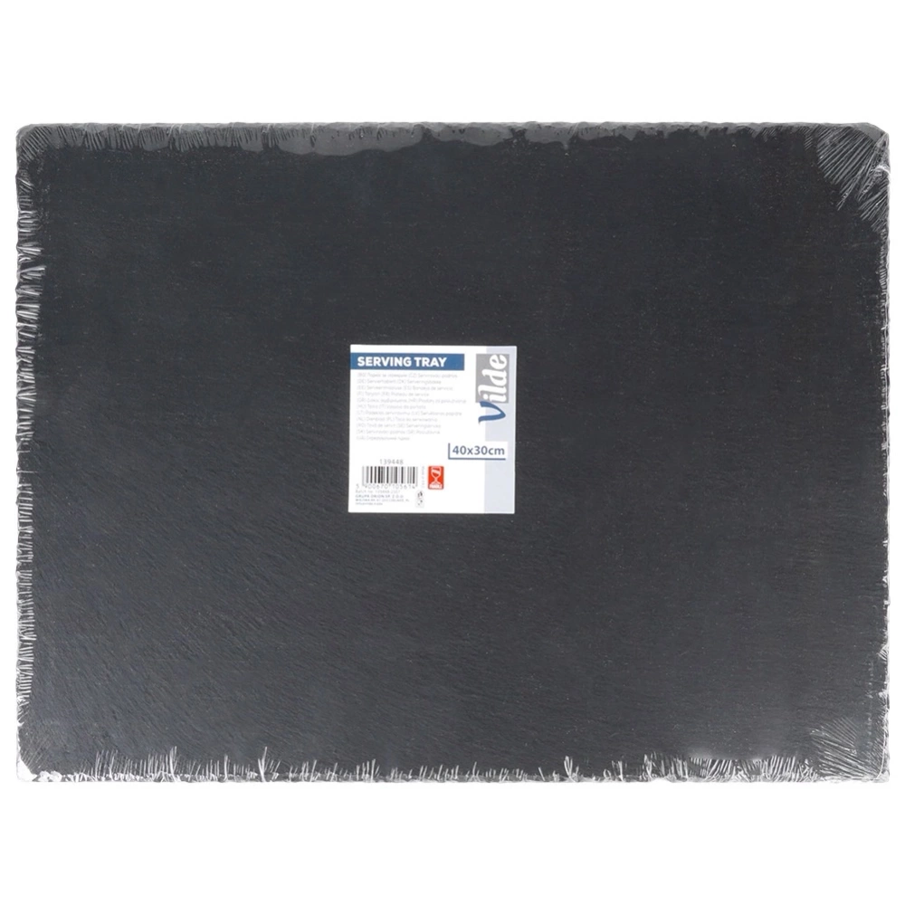 Taca do serwowania kamienna łupek prostokątna 40x30 cm