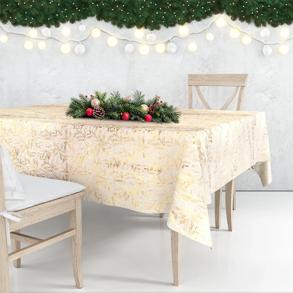Obrus świąteczny plamoodporny 220x150 cm