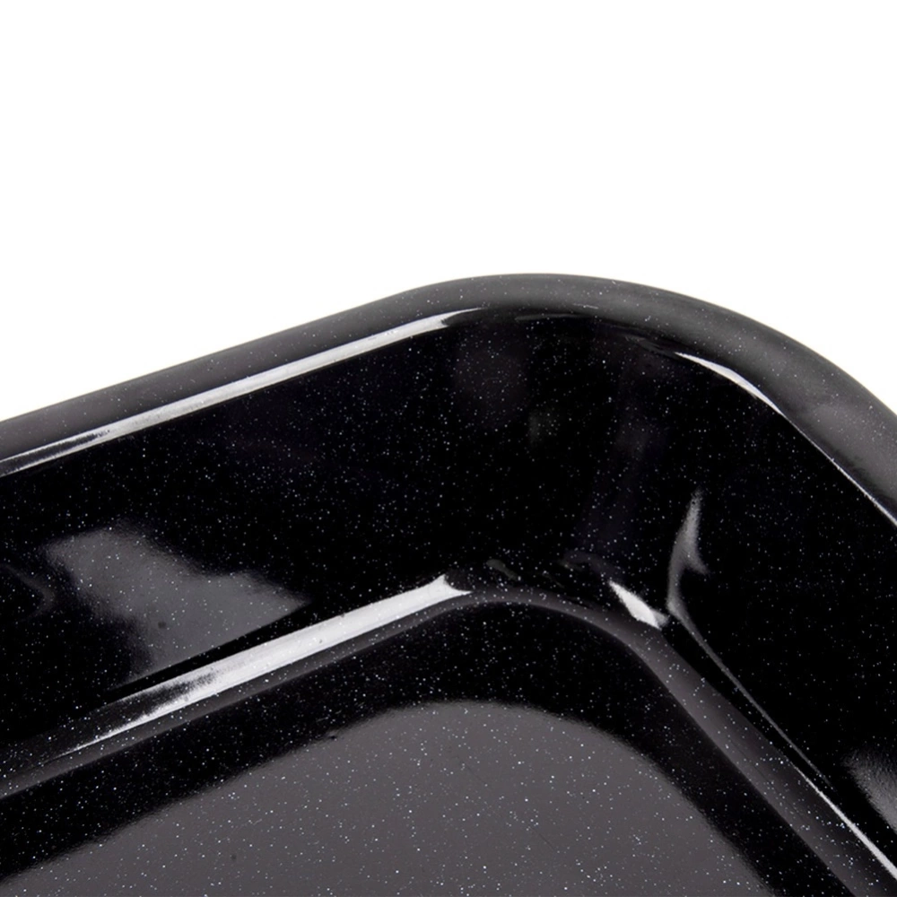 Blacha do pieczenia emaliowana prostokątna głęboka 31x25x4,5 cm