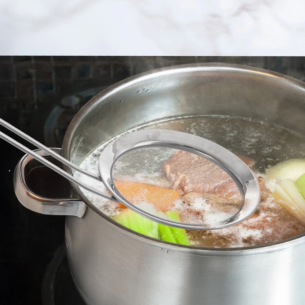 Sitko kuchenne stalowe z uchwytem 12,5 cm