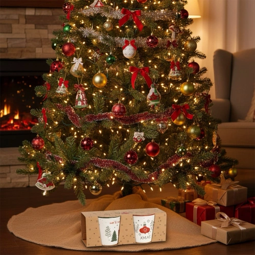 Kubki ceramiczne świąteczne 350 ml 2 szt.