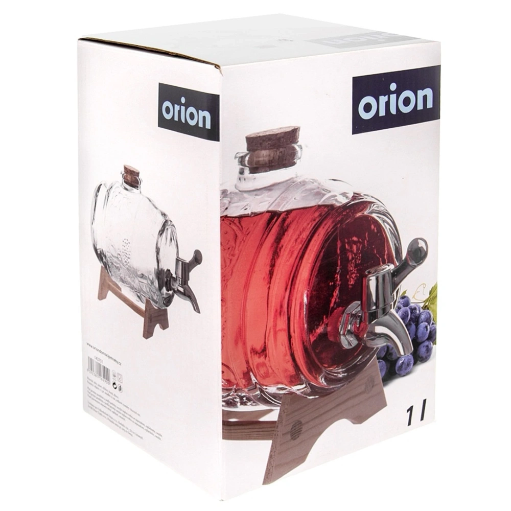 Słój do napojów z kranikiem i stojakiem 1 l