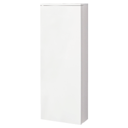 Biała szafka łazienkowa boczna do serii Milano/Lugano Fackelmann