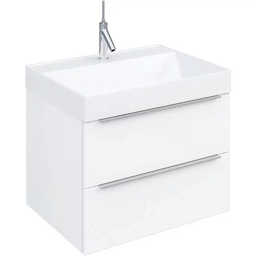 Biała szafka z umywalką 80 cm Malaga FACKELMANN