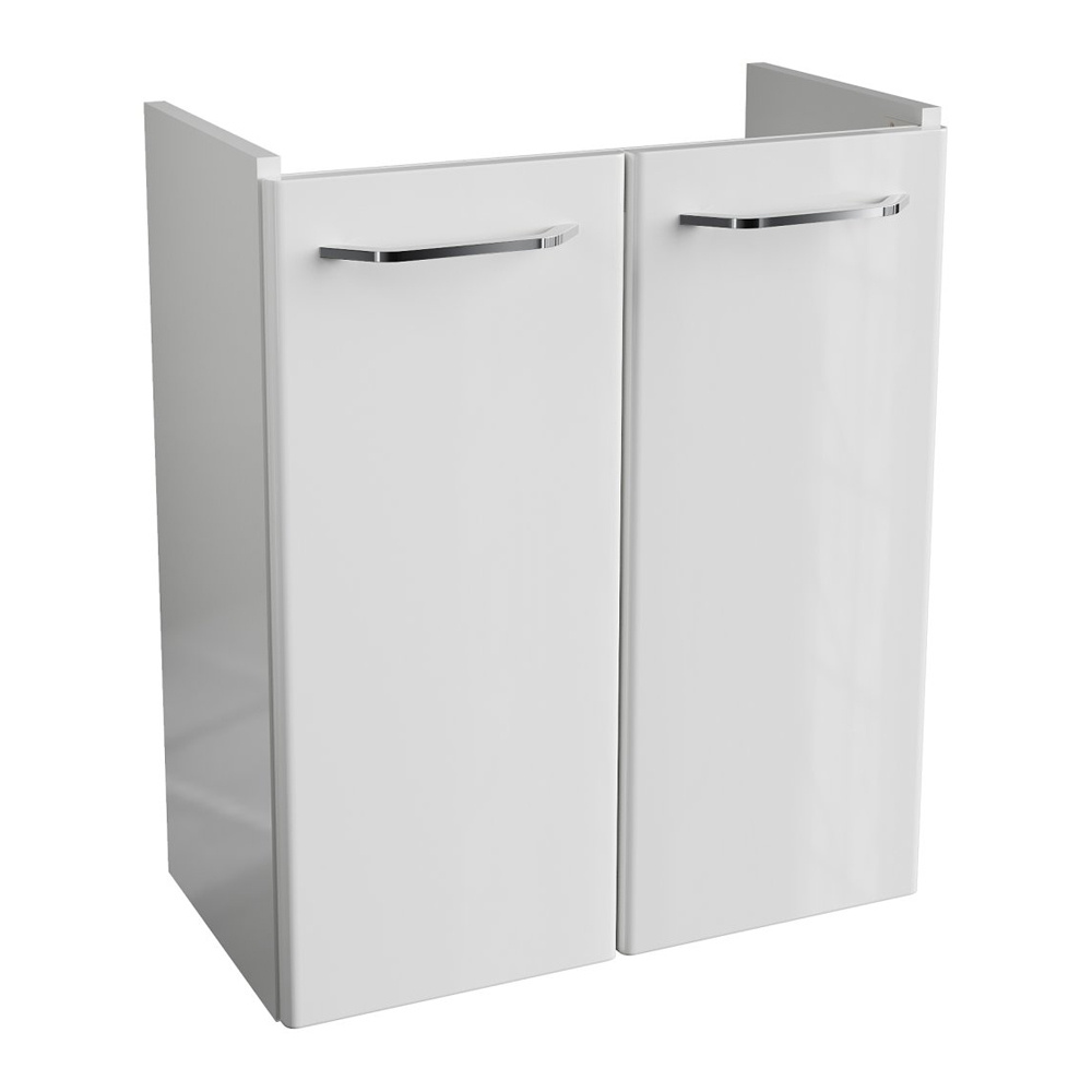 Dwudrzwiowa szafka pod umywalkę 52 cm biała Milano Fackelmann 84333