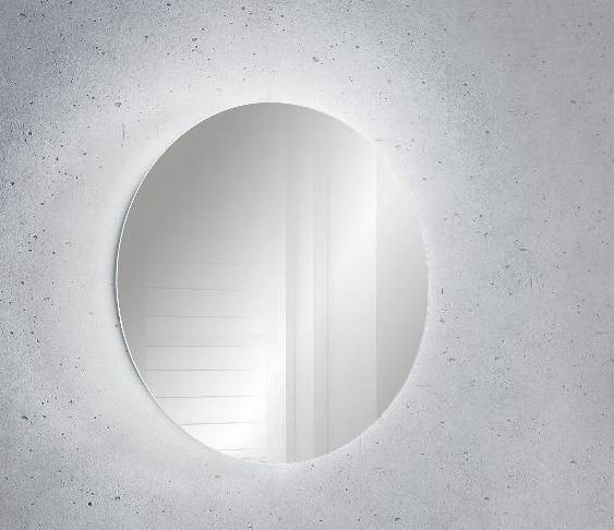 Lustro łazienkowe okrągłe 60 cm z oświetleniem LED 