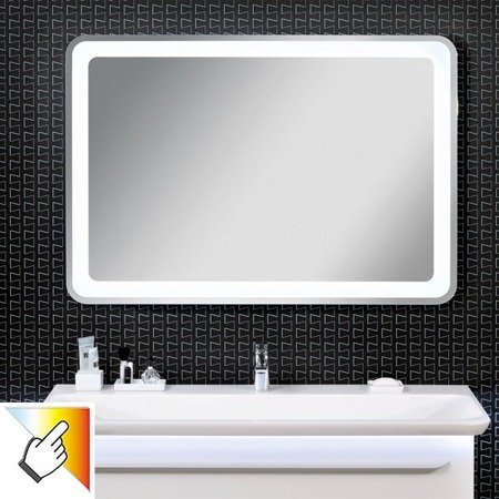 Lustro łazienkowe z regulacją światła M9 100x70 cm