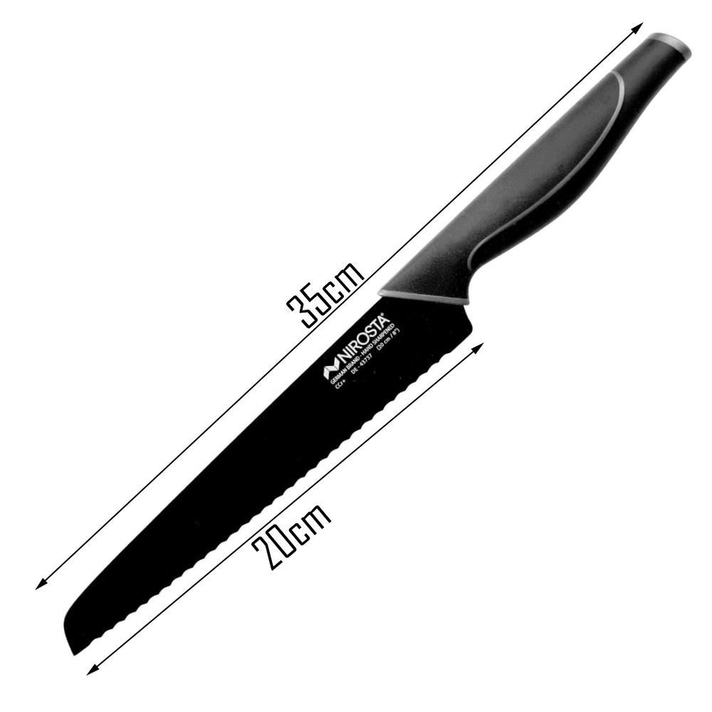 Nóż kuchenny do pieczywa chleba  35/20cm NIROSTA 43737