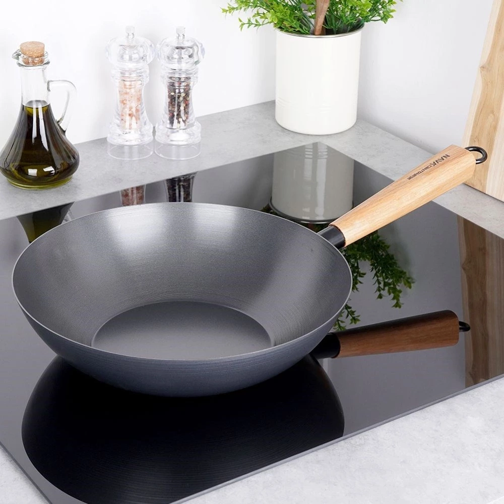 Patelnia wok stalowa nieprzywierająca CANTONESE 30 cm