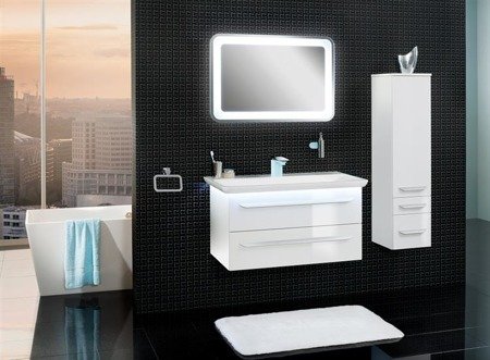 Zestaw mebli łazienkowych umywalka + szafka pod umywalkę LANZET 7208312