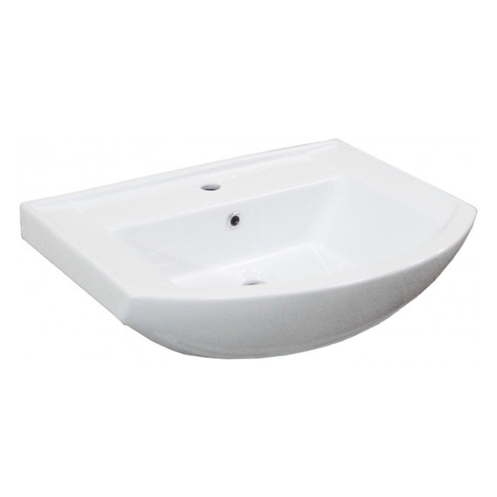 Zestaw mebli łazienkowych z szafką pod umywalkę 62,4 cm szary dąb + biały A-Vero Fackelmann 