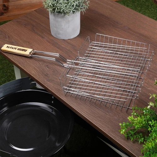 Koszyk do grillowania metalowy BBQ GURU 32x24,5 cm