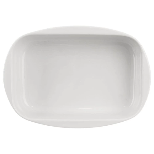 Naczynie żaroodporne porcelanowe białe 24x17x5 cm, 1 l