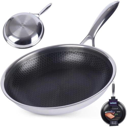 Patelnia stalowa COOKCELL 24 cm