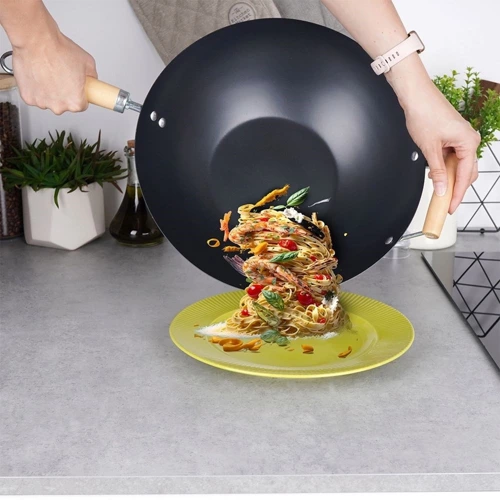 Patelnia wok stalowa nieprzywierająca CANTONESE 30 cm