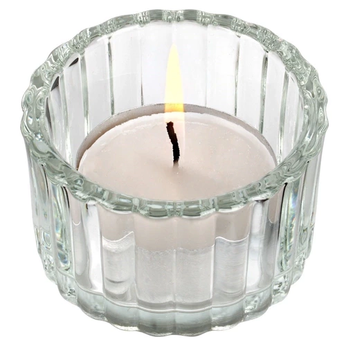 Świecznik szklany na tealight 5,7 cm 2 szt.