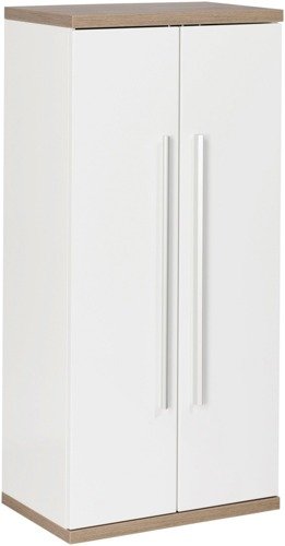 Szafka łazienkowa biała 2-drzwiowa Stanford FACKELMANN